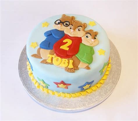 Alvin And Chipmunks Birthday Cake - Kids Birthday Party