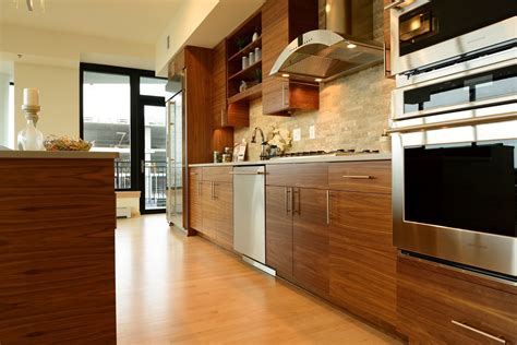 bayer interior woods modern frameless multi-unit kitchen cabinets ...