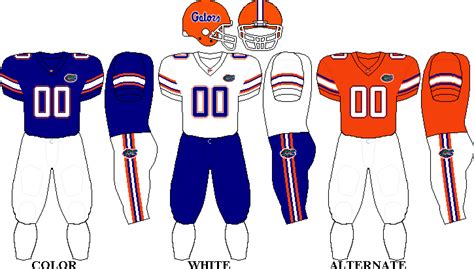 University of Florida Gators football team uniforms | Florida gators ...