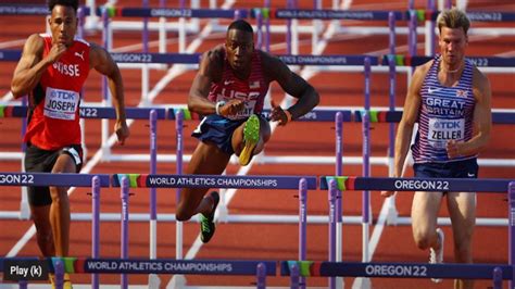 Grant Holloway defends his 110m hurdles World Championship title - SpogoNews