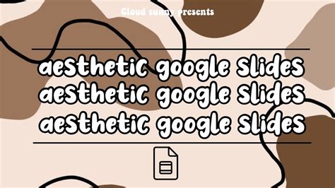 How to make your google slides aesthetic tutorial - YouTube