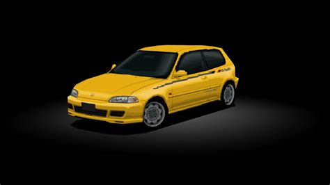 Mugen Civic EG (PS1 Low-Poly) - 3D model by submaniac93 [5aa3102 ...