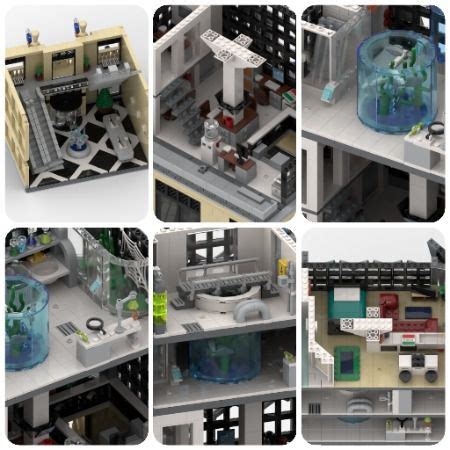 LEGO MOC Amazing Spider-Man Oscorp Tower by Legofan21 | Rebrickable - Build with LEGO