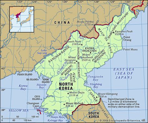 South Korea History Map