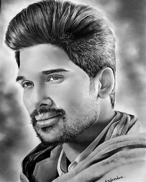 My pencil work #alluarjun #tamilmovies #pencildrawing #pencilsketch | Art drawings sketches ...