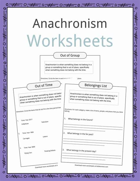 Anachronism Examples, Worksheets & Definition For Kids