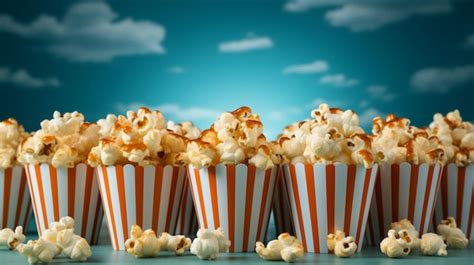 Premium AI Image | popcorn kernels background