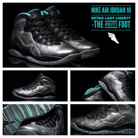 Air Jordan 10 Retro Lady Liberty - The Athlete's Foot