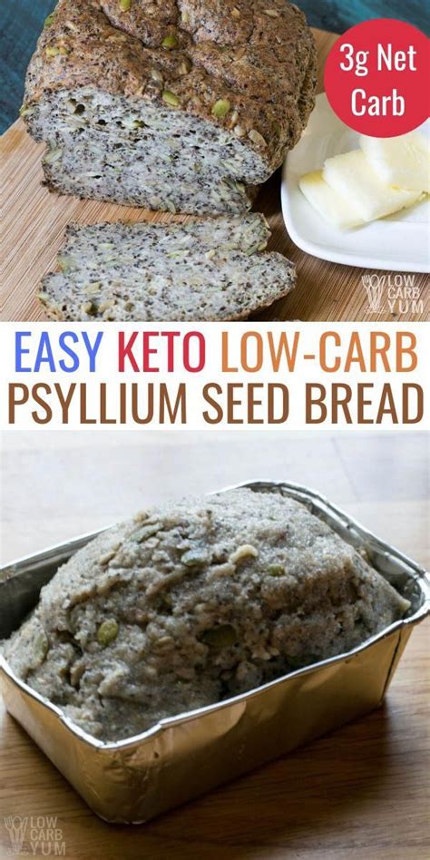 Keto Psyllium Husk Bread | Low carb recipes snacks, Keto banana bread, Low carb breakfast recipes