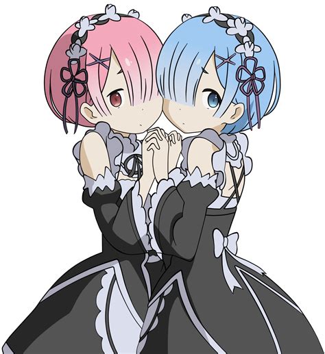 Ram and Rem - Re:Zero by OneWhoWatchesFires on DeviantArt