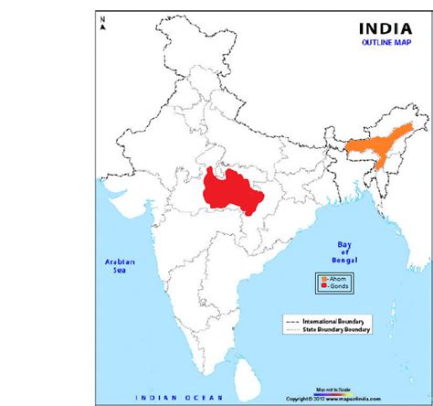 Gond Tribe Map