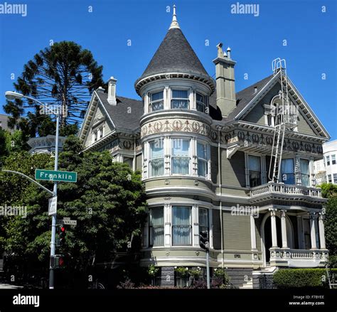 Mansions in San Francisco Stock Photo - Alamy