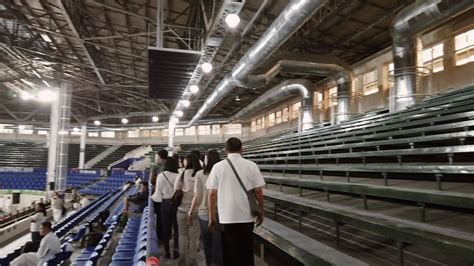 Inside the Rizal Memorial Coliseum, newly rehabilitated by renowned ...