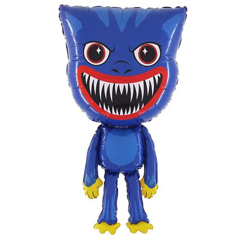 38 Inch Giant Blue Monster Character Foil Balloon - Kids Party Balloons - Balloon Shop