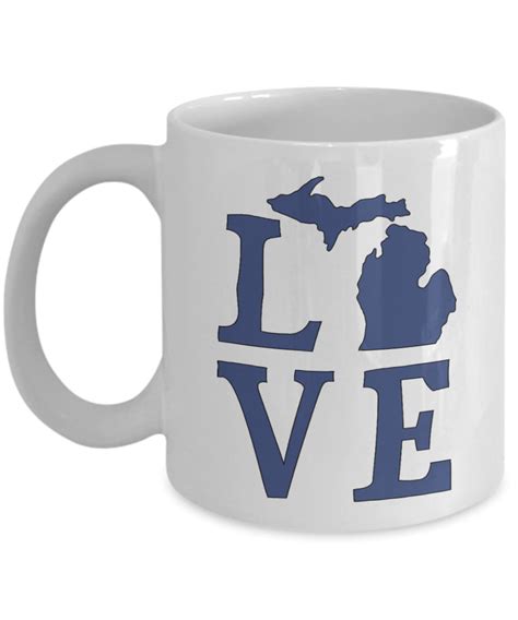 Michigan Themed Souvenir Mug Gift Idea for Her for Him for - Etsy UK