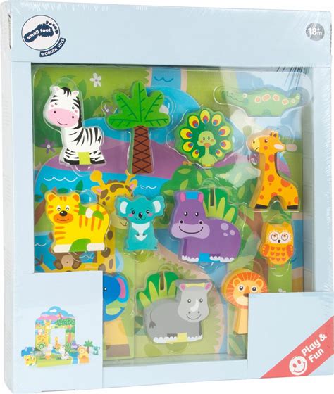 Other :: Toys :: Small Foot wooden toy zoo animals