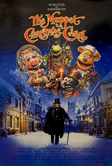 The Muppet Christmas Carol Original 1992 U.S. One Sheet Movie Poster ...