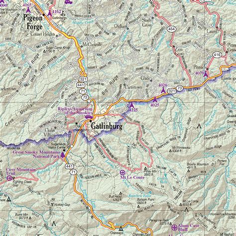 Tennessee Atlas & Gazetteer Map by Garmin | Avenza Maps