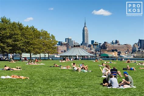 Pier A Park, Hoboken - Framed Photograph by Andrew Prokos