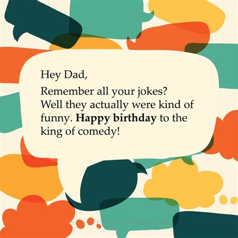 Happy birthday dad and keep up the dad jokes! | Dad quotes funny, Dad quotes, Happy birthday ...