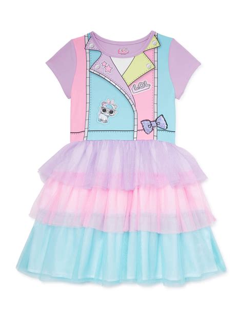 LOL Surprise Doll Girl Kids Short Sleeve Cosplay Dress Children Baby ...