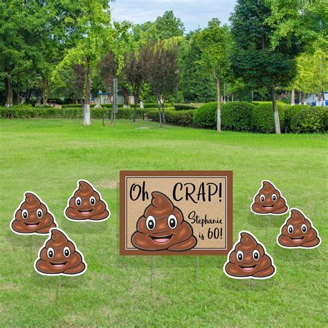 Funny Birthday Yard Sign, Custom Lawn Signs, Outdoor Party Decorations - Etsy