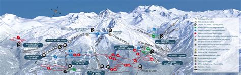 Courchevel Ski Map / Chalet Coq Noir Skibluebird - Payments made by ...