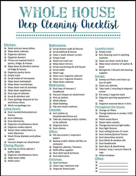 How to Enjoy Deep Cleaning Your House + Free Checklist + Cleaning Kit ...