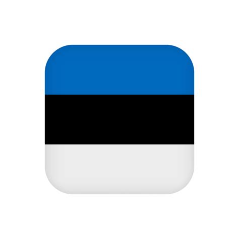 Estonia flag, official colors. Vector illustration. 10420805 Vector Art at Vecteezy