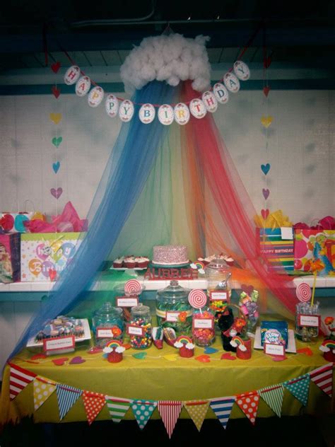 Over the Rainbow Candy Bar | Rainbow candy bars, Rainbow candy, Candy bar wedding