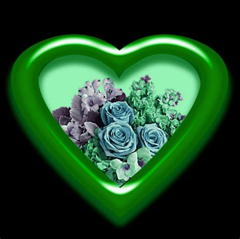 Green Flower Heart 💚 Crown Pictures, Queen Pictures, Christine Jones ...