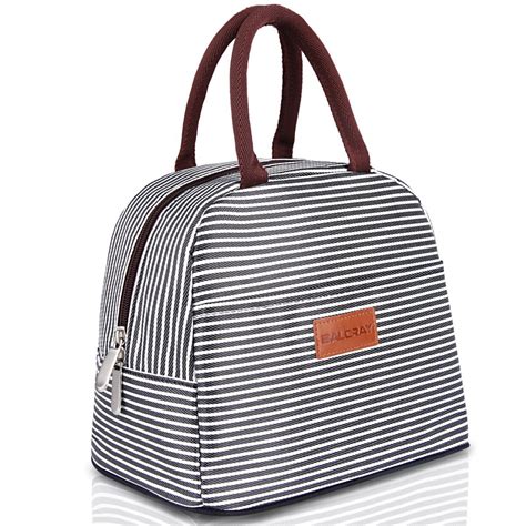 BALORAY Lunch Bag Insulated Lunch Box for Adults,men and women(stripe ...