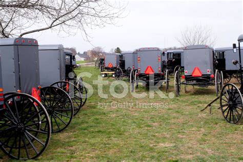 Amish Buggy Parking Stock Photo | Royalty-Free | FreeImages