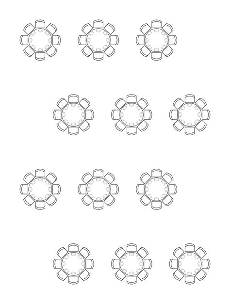 Round Table Seating Chart Template