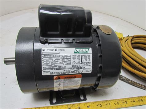 Doerr By Emerson 3/4 HP 1725 RPM 115 V 1 PH Single Phase G56C Frame ...