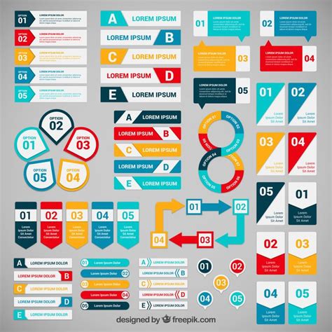 Freebie: Infographic Banner Elements | Free infographic templates ...