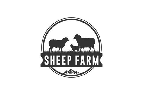 sheep farm #abstract #agriculture #animal #background #badge #balcksheep #beef #black #butcher # ...