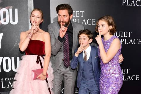 Emily Blunt and John Krasinski at A Quiet Place NYC Premiere | POPSUGAR ...