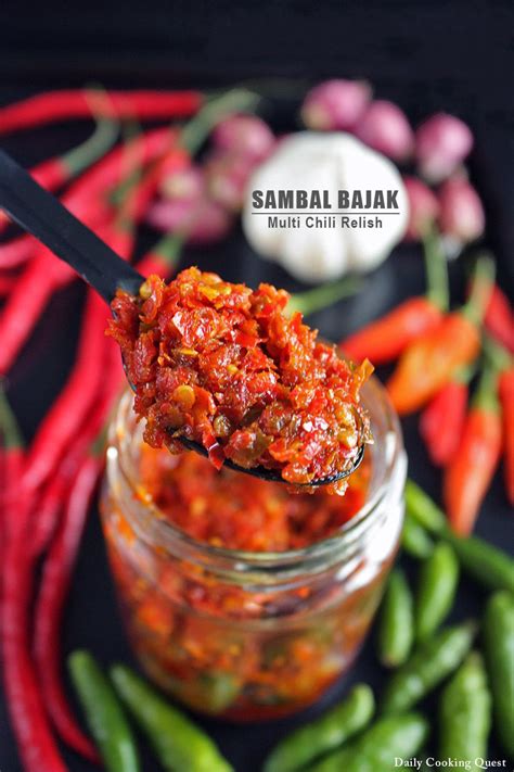 Sambal Bajak - Multi Chili Relish | Daily Cooking Quest