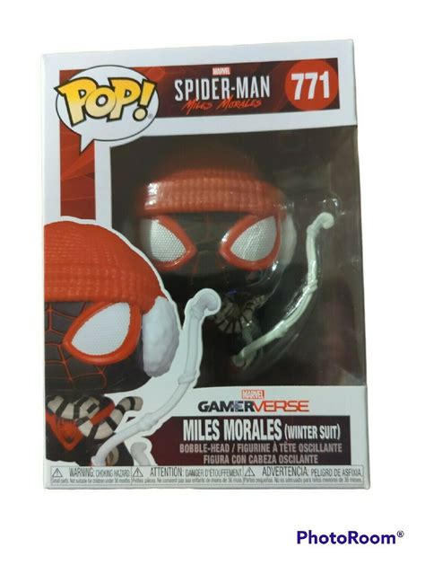 Funko Pop! Marvel Spider-man Miles Morales (Winter Suit) Vinyl Figure #771