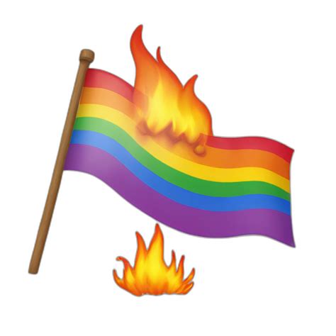 Burning-russian-flag | AI Emoji Generator