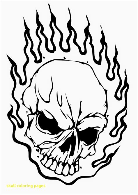 Skulls On Fire Coloring Pages at GetDrawings | Free download