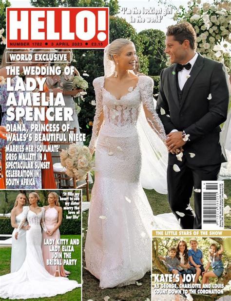 Exclusive: Inside Lady Amelia Spencer and Greg Mallett’s sunset wedding - first pictures | HELLO!