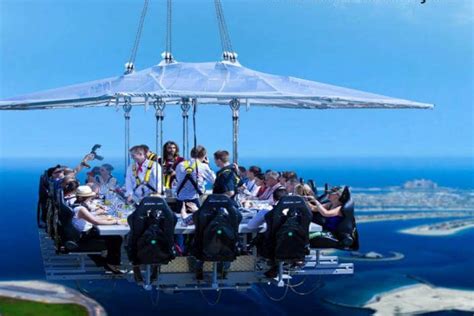 Dinner in the Sky Offers a Breathtaking Experience of Having Dinner in the Clouds – Suckstobebroke