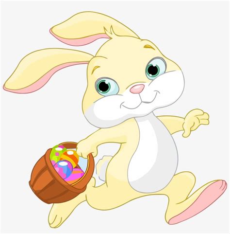 This Free Icons Png Design Of Easter Bunny With Basket Transparent PNG - 2320x2244 - Free ...