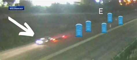 Port-a-Potties Spilled Onto I-94 Causing Accidents