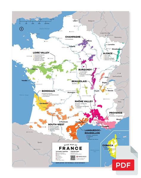 Detailed French Wine Regions Map | Wine Posters - Wine Folly | France wine, Wine map, Wine ...