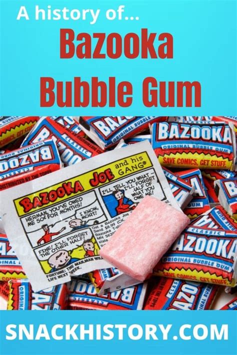 Bazooka Bubble Gum (History, Pictures & Commercials) - Snack History