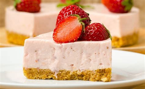 😋 Cómo hacer Cheesecake de Fresa Sin Horno - Receta Fácil