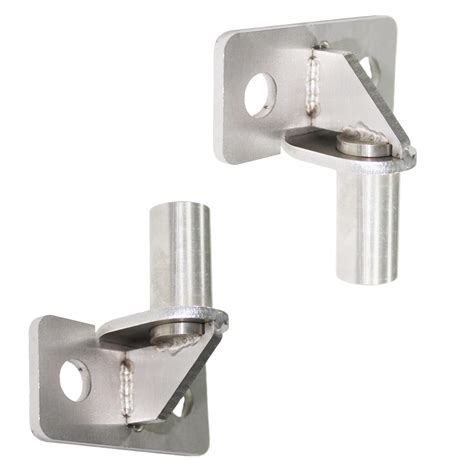 Buy 2 Pack Stainless Steel Wall Gate Hinge Chain Link Fence Gate Hinges ...